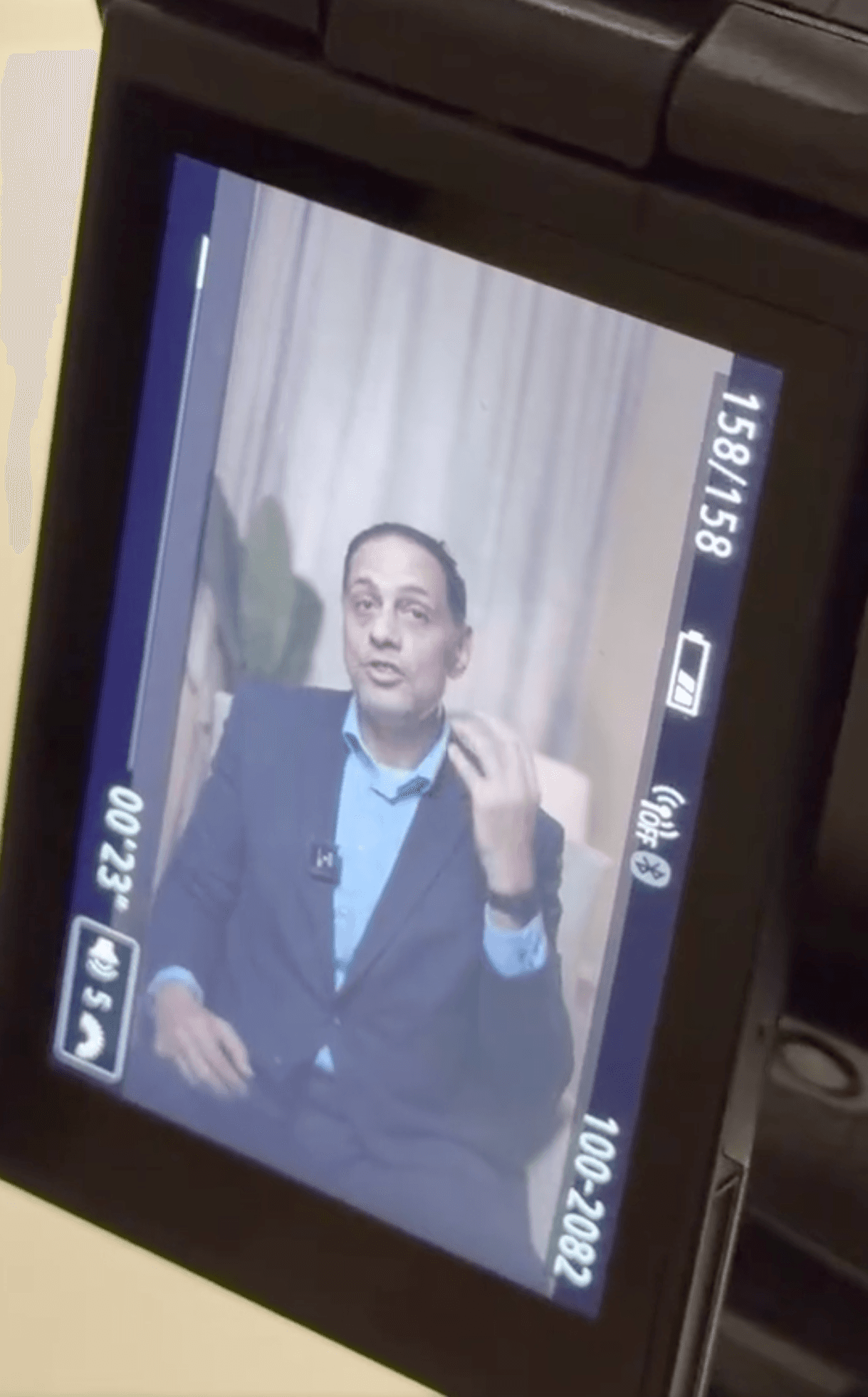 Behind the scenes — recording the first episode